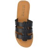 Journee Collection Womens Serrie Slip On Slide Flat Sandal - 4 of 4