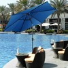 Tangkula 9 Ft Patio Table Market Umbrella Yard Outdoor w/ Heavy-duty Umbrella Base - 2 of 4