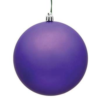 Vickerman 2.75"/12ct Purple UV Coated Matte Ball Ornament