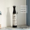 Uniquewise  Handcrafted Black and White Waterproof Ceramic Floor Vase - Neat Classic Bottle Shaped Vase, Freestanding Design - 2 of 4
