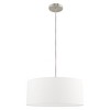 Livex Lighting Meridian 1 - Light Chandelier in  Brushed Nickel - image 2 of 4