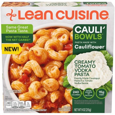 Lean Cuisine Frozen Cavatappi with Tomato Cream Vodka Sauce Cauliflower - 9oz