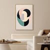Art Remedy Cubist Style Jade Ring Contemporary Shapes Abstract Wall Art Framed - 2 of 4