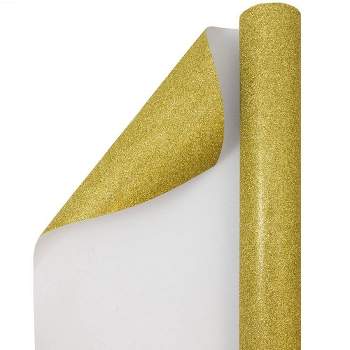 Jillson & Roberts Gift Wrap, Matte Metallic Gold (8 Rolls 5ft x 30in)