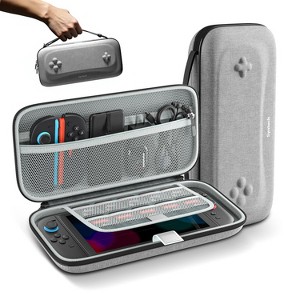 Syntech Carrying Case for Nintendo Switch 2 Model 2025, EVA Protective Hard Shell Carry Case Pouch with Game Cartridge, Black - 1 of 4