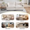 HYLEORY 76.8" Loveseat Sofa for Living Room, Modern 2 Seater Circle Velvet Sofa Couch for Bedroom Office - 3 of 4