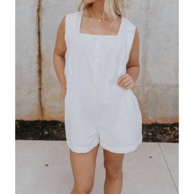Women's Teagan Square Neckline Romper - Her Entire Name Says Grace
