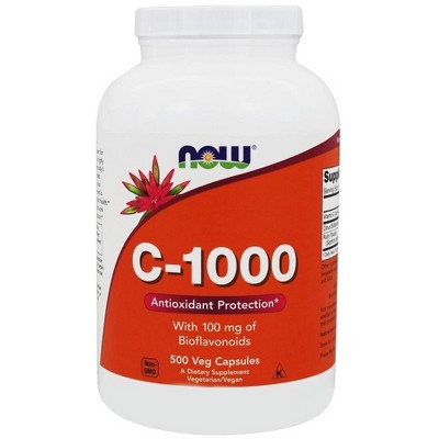 NOW Foods C-1000 with 100mg Bioflavanoids & Rutin Vitamin C  -  500 Count