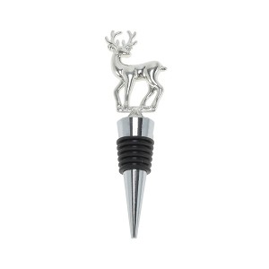 Unique Bargains Christmas Animal Bottle Stopper Zinc Alloy Aluminum Alloy TPR 4.49"x1.38"x0.79" 1 Pc - 1 of 3