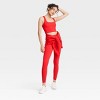 Women's Square Neck Cropped Support Tank Top - JoyLab™ - 3 of 3