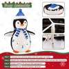 Mr Ironstone Lighted Penguin Outdoor Christmas Decorations - 37.4"+ 25.5" Light up Penguin with LED Lights,  Holiday Ornaments Yard Decor - 3 of 4