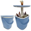 Maggift Ice Buckets, Design Fashion Insulated Ice Bucket with a Sealed Cover, Cooler Fast, for Outoor, Beach Use, Blue, 14.69"*14.25"*14.69" - 2 of 4