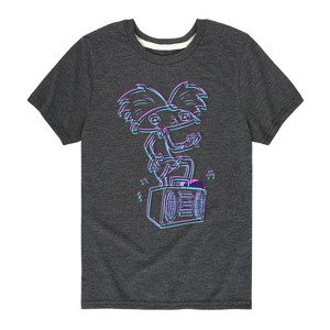 Boys' - Hey Arnold! - 3D Arnold Short Sleeve Graphic T-Shirt - 1 of 4