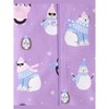 The Children's Place Baby Girls Long Sleeve Winter Critter Snug Fit Cotton Footed One Piece Pajamas - 4 of 4