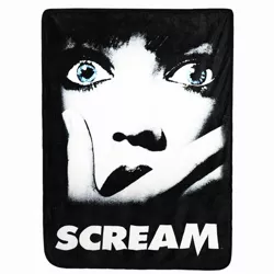 Scream movie printed Cozy Fleece Throw