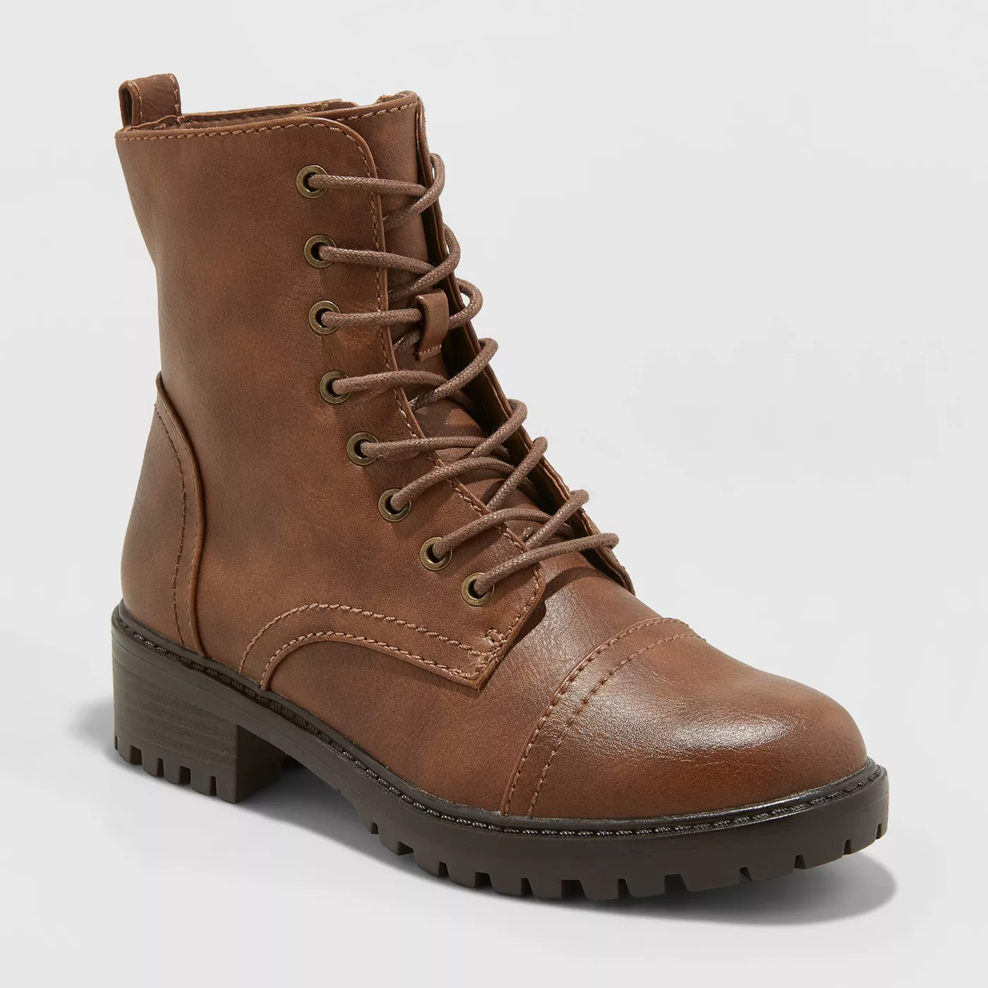 Women's Kamryn Faux Leather Combat Boot - Universal Thread™ - image 1 of 12