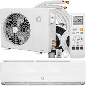Coucheta 18000 BTU Mini Split Air Conditioner with Heater, 19 SEER2 Ductless AC Unit Cools up to 1250 Sq.Ft, 230V - 1 of 4
