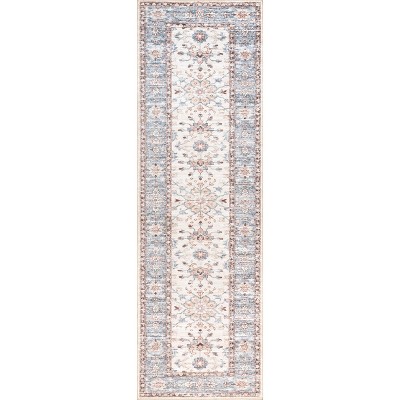 nuLOOM Gemma SpinClean Machine Washable Stain-Resistant Area Rug