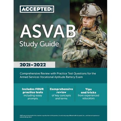 ASVAB Study Guide 2021-2022 - by  Inc Accepted (Paperback)