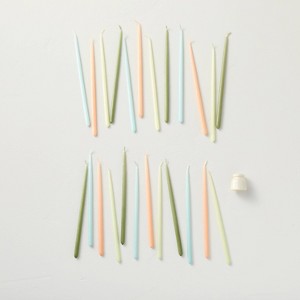 24ct 7" Large Rainbow Birthday/Wishing Candles - Hearth & Hand™ with Magnolia - 1 of 4