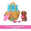 Barbie Playset with 2 Fashion Dolls, Convertible Toy Car, Pool with Slide & 15 Accessories Including Pet - 4 of 4