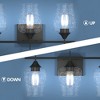 Costway 3-Light Wall Sconce Modern Bathroom Vanity Light Fixtures with Clear Glass Shade - 4 of 4