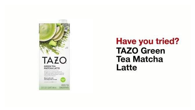 Tazo Green Tea Matcha Latte - 32 fl oz, 2 of 6, play video
