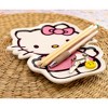 Silver Buffalo Sanrio Hello Kitty Pink Outfit Sculpted Ceramic Trinket Tray Dish - 4 of 4