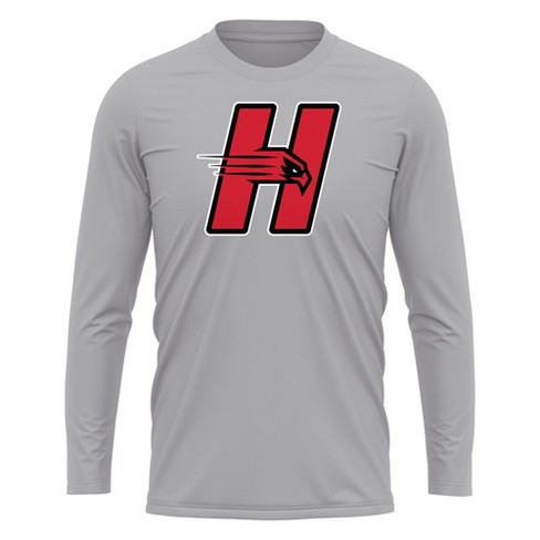 University of Hartford Adult Sport Long Sleeve Shirt Primary Logo, Athletic Heather - image 1 of 4