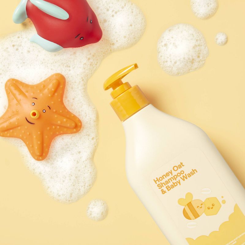 Baby Bath Wash and Shampoo - Honey Oat - 20 fl oz - up &#38; up&#8482;, 3 of 6