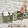 Diaper Caddy Organizer - Versatile Basket for Diapers, Wipes & Baby Essentials - Perfect Baby Shower Gift, Car Storage, & for Expecting Mothers - 2 of 4
