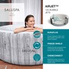 SaluSpa Battery Powered LED Soothing Spa Waterfall Accessory with Bestway SaluSpa Fiji AirJet Inflatable Hot Tub with 120 Soothing Jets, Gray - 2 of 4