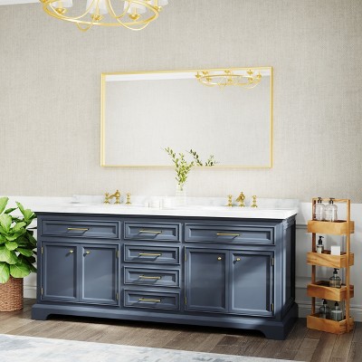 Rectangular Aluminum Framed Wall Bathroom Vanity Mirror