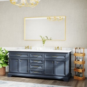 Rectangular Aluminum Framed Wall Bathroom Vanity Mirror - 1 of 4