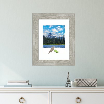 Dove Greywash Narrow Wood Wall Picture Frame 11x14