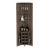 Gulches Wine and Cup Storage Unit 8 Built in Wine Racks 4.4'', 3 Main Shelves and 2 Lateral Shelves, Expandable with Collection Items - 4 of 4