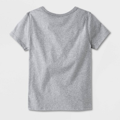 Cat & Jack Kids' Adaptive 2pk Short Sleeve Undershirt with Abdominal Access - Cat & Jack™ Gray/White M: Sensory Friendly, Relaxed Fit, Tagless — фото 2