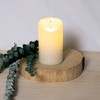 Pavilion Gift Company - Ivory Candle - 5" Realistic Flame LED Lit Candle - Flame Candles - 2 of 4