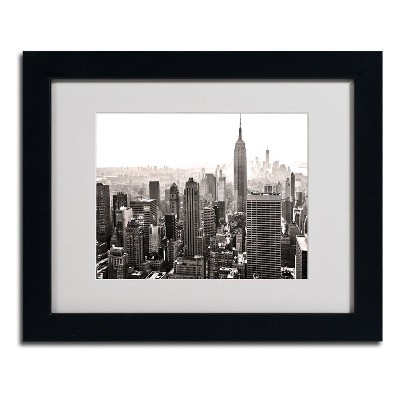 Trademark Fine Art -CATeyes 'Manhattan' Matted Framed Art