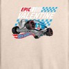 Women's - Hot Wheels - Valentine's Epic Lightweight French Terry Wide Neck Long Sleeve Shirt - 2 of 4