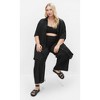 Women's Plus Size Maci Shirt - black | CITY CHIC - 3 of 4