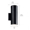 Kichler Lighting 2 - Light Wall Light in  Textured Black - 2 of 4