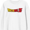 Dragon Ball Z Super Saiyan Goku Crew Neck Long Sleeve White Adult Sweatshirt - image 2 of 4