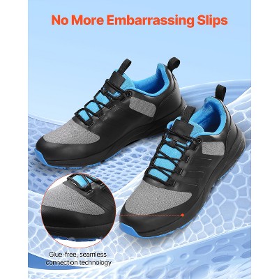 VEVOR Cross Training Shoes, M Width Sneakers US Size 8, Wide Toe Box Shoes with Arch Support & Adjustable Lace-up, Training Shoes for Running, Black — фото 6