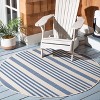 Courtyard CY6062 UV & Stain Resistant Non-Shedding Power Loomed Indoor/Outdoor Rugs - Safavieh - 2 of 3