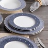 Noritake Infinity Blue Set of 4 Dinner Plates - 3 of 4