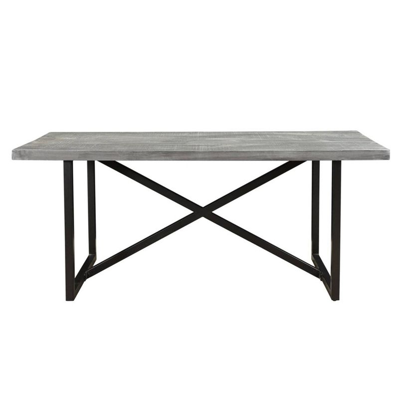 60&#34; Raven Mango Wood Dining Table Brown - Timbergirl, 3 of 8
