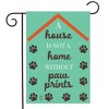 Briarwood Lane Spring Garden Flag 12x18 For Outdoor Pawprints Home Pet Owner For Spring Garden Flag Flags For Outside - 2 of 4