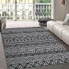 Acekool 8x10 Boho Rug - Washable Geometric Carpet with Non-Slip Backing - 2 of 4