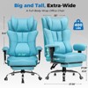 COMHOMA Desk Office Chair 400LBS, Big and Tall Computer Chair, Wide Ergonomic Chair with Footrest - 2 of 4
